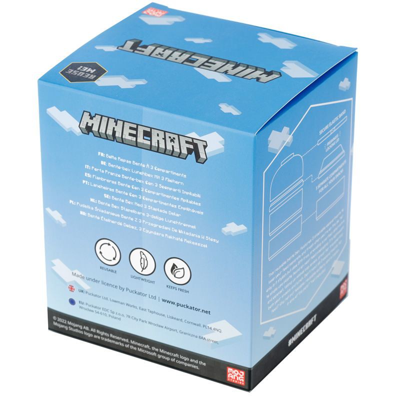 Minecraft, lunchbox bento rond gezichten