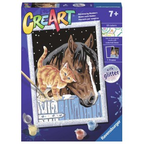 CreArt, Stable Friends, Schilderen op nummer, Ravensburger