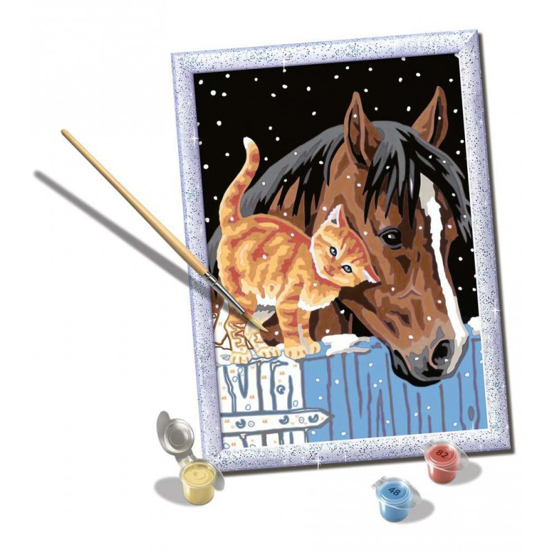 CreArt, Stable Friends, Schilderen op nummer, Ravensburger