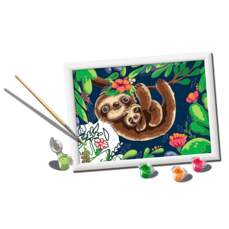 CreArt, Sweet Sloths, Schilderen op nummer, Ravensburger