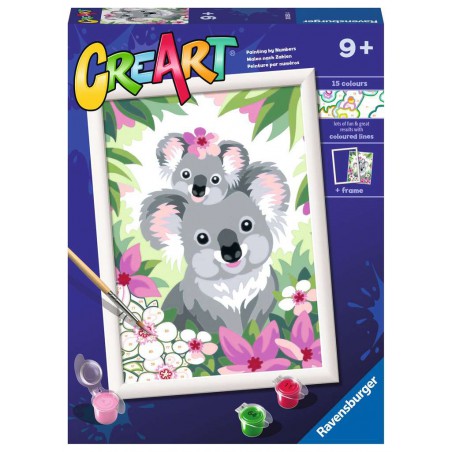 CreArt, Koala Cuties, Schilderen op nummer, Ravensburger