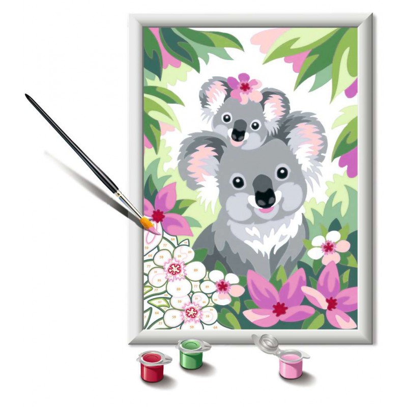CreArt, Koala Cuties, Schilderen op nummer, Ravensburger