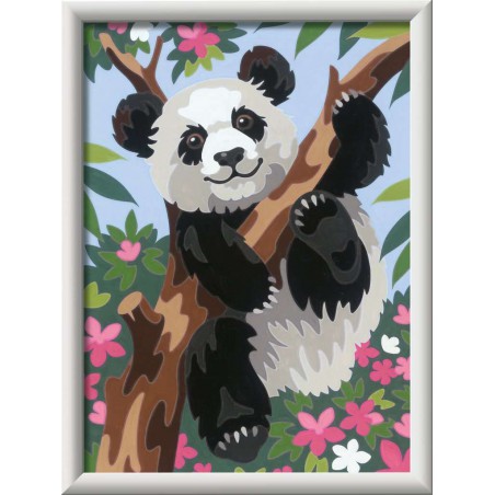 CreArt, Playful Panda, Schilderen op nummer, Ravensburger