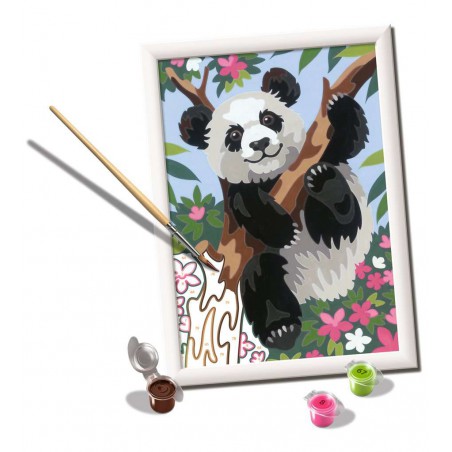 CreArt, Playful Panda, Schilderen op nummer, Ravensburger