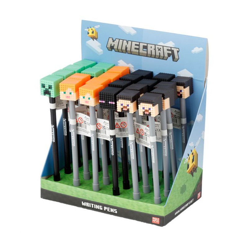 Minecraft, fijnschrijver pen, zwart