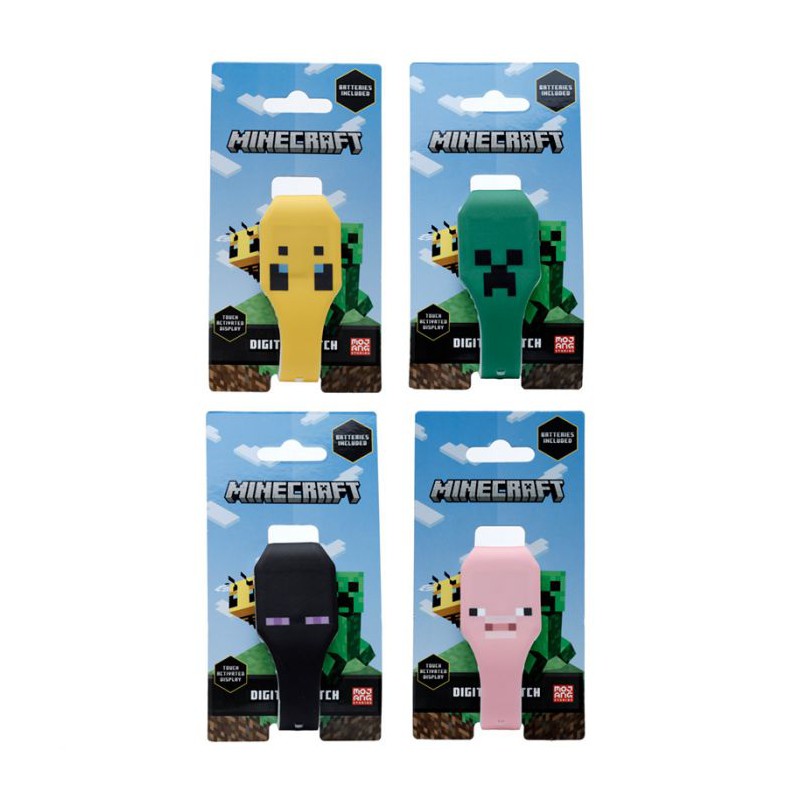 Minecraft, gezichten digitaal siliconen horloge