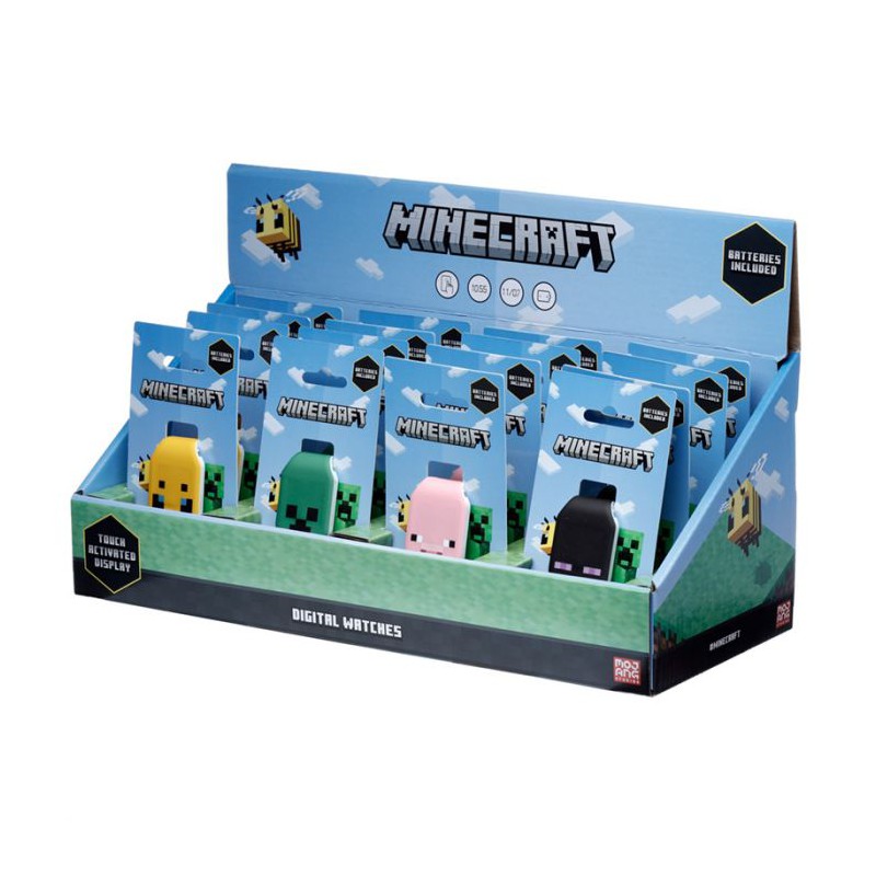 Minecraft, gezichten digitaal siliconen horloge