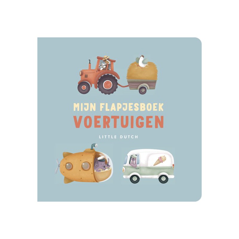 Mijn flapjesboek voertuigen - Little Dutch