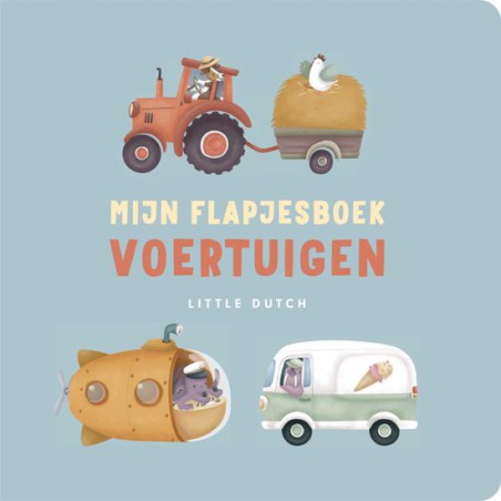 Mijn flapjesboek voertuigen - Little Dutch