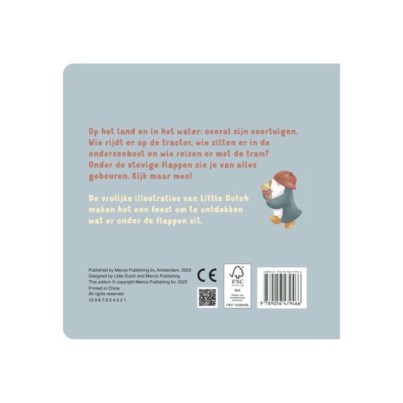 Mijn flapjesboek, voertuigen - Little Dutch