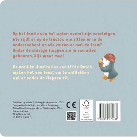 Mijn flapjesboek, voertuigen - Little Dutch