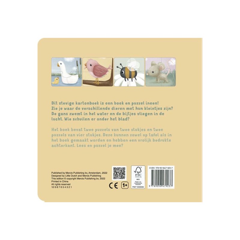 Mijn dieren puzzelboek - Little Dutch
