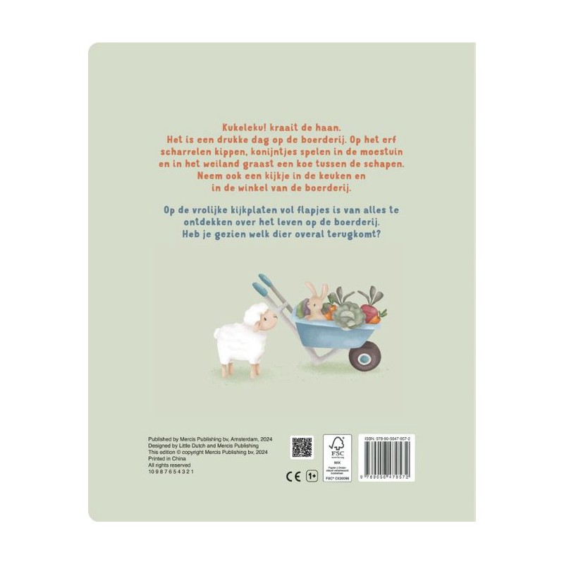 Mijn flapjesboek, boerderij - Little Dutch