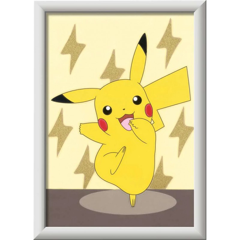 CreArt, Pokémon  Pikachu Pose, Schilderen op nummer, Ravensburger