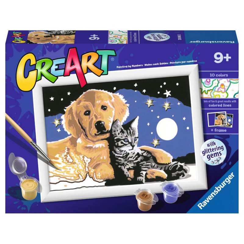 CreArt, Stargazing Sweetness, Schilderen op nummer, Ravensburger 289356