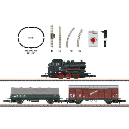 Märklin-Z, Startset "Goederentrein" Z spoor, 81701