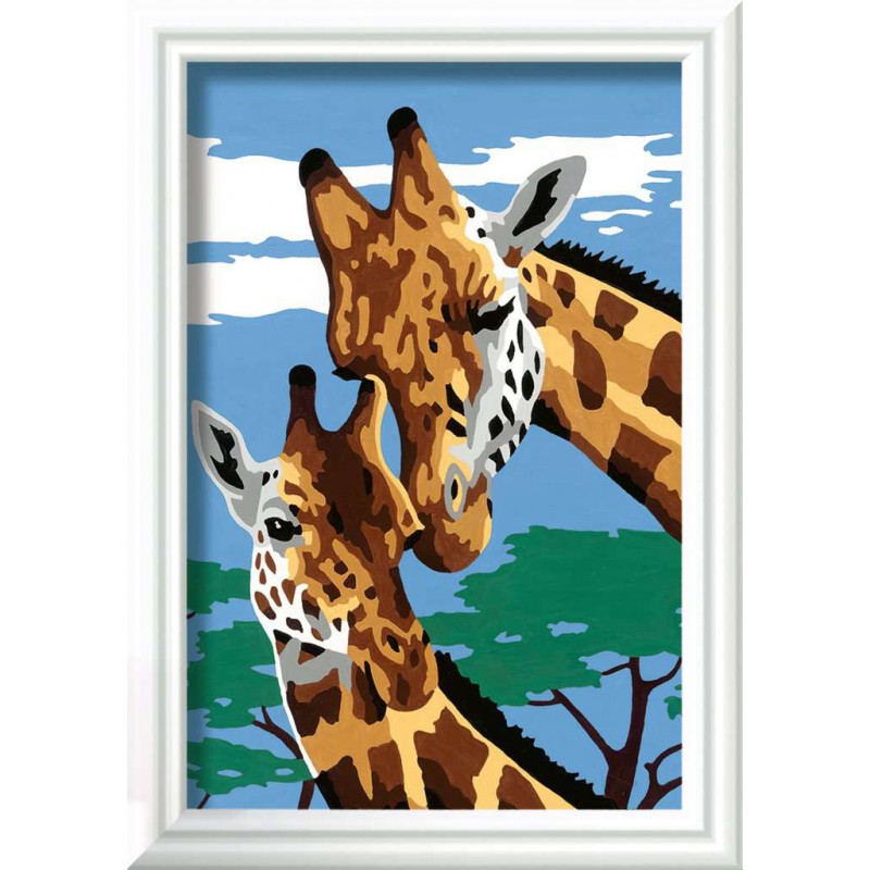 CreArt, Cute Giraffes, Schilderen op nummer, Ravensburger