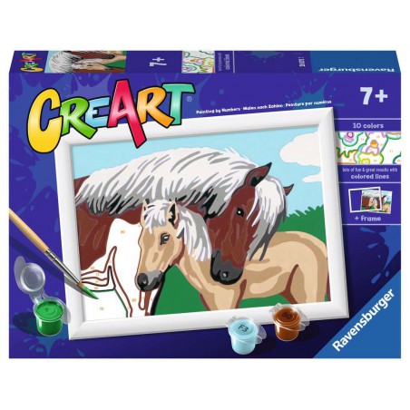CreArt, Mother & Foal, Schilderen op nummer, Ravensburger 289356