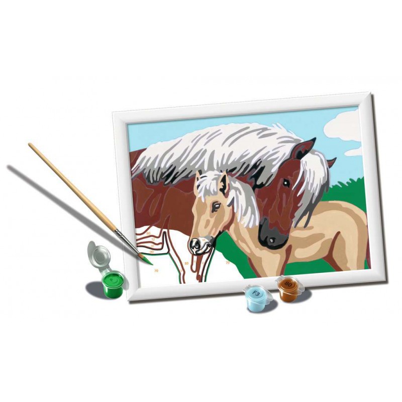 CreArt, Mother & Foal, Schilderen op nummer, Ravensburger