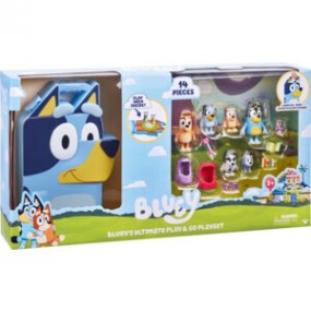 Bluey - Bluey's Ultieme play & go speelset met koffer 14delig