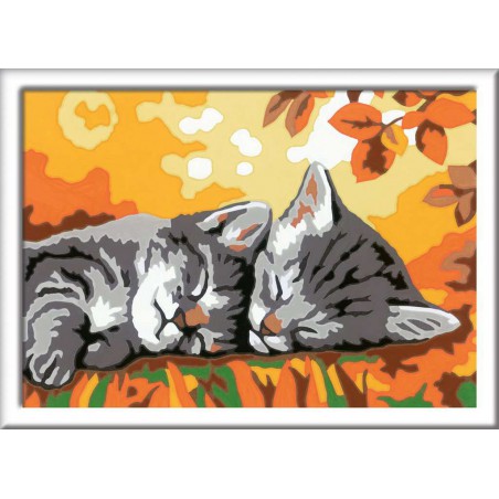 CreArt, Autumn Kittens, Schilderen op nummer, Ravensburger