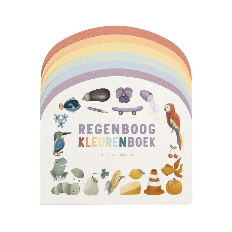 Regenboog kleurenboek - Little Dutch