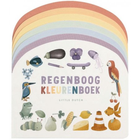 Regenboog kleurenboek - Little Dutch