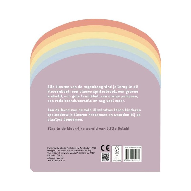 Regenboog kleurenboek - Little Dutch