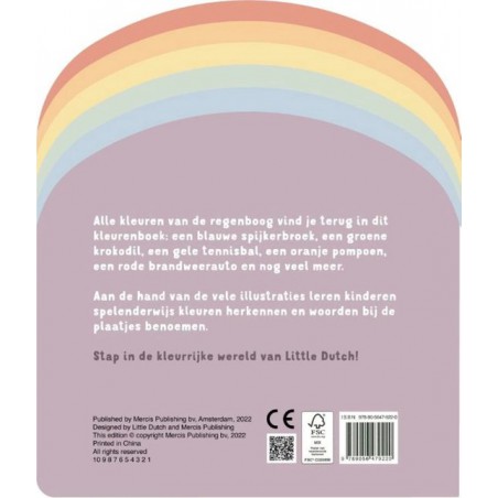 Regenboog kleurenboek - Little Dutch