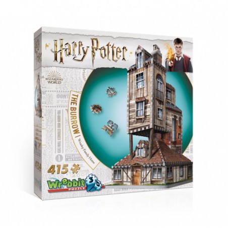 3D puzzel, Harry Potter, The Burrow, 415 stukjes Wrebbit