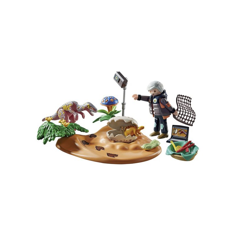 Playmobil Dino's - 71526 Stegosaurusnest met eierdief