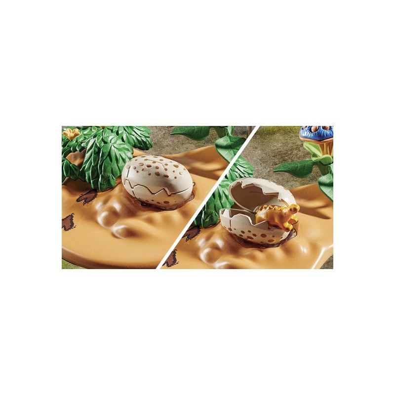 Playmobil Dino's - 71526 Stegosaurusnest met eierdief