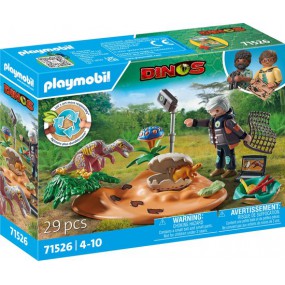 Playmobil Dino's - 71526 Stegosaurusnest met eierdief