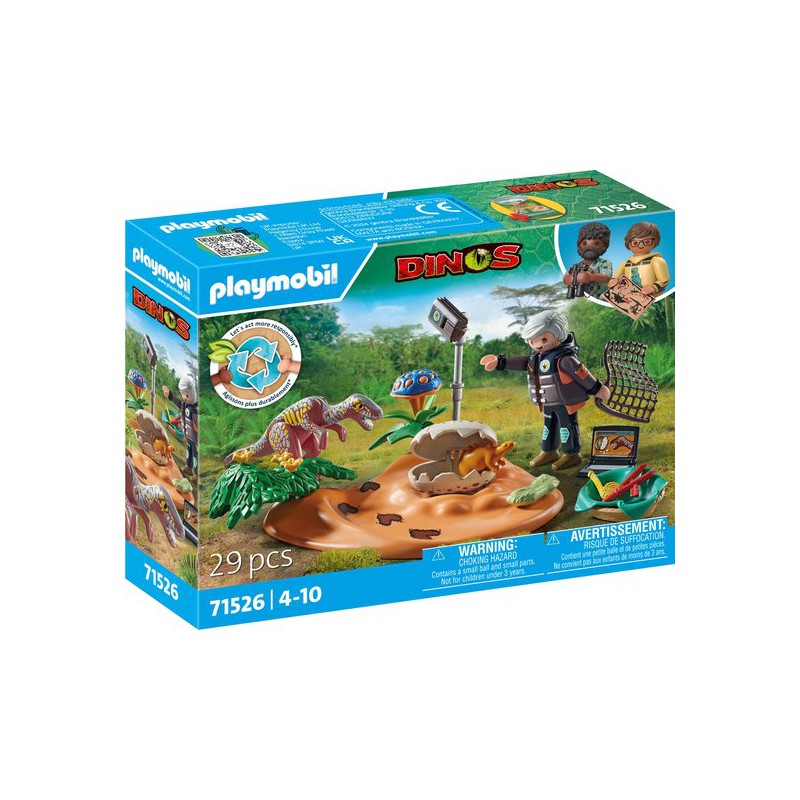 Playmobil Dino's - 71526 Stegosaurusnest met eierdief