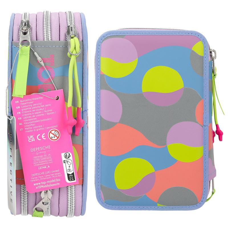 TOPModel 3-vaks etui FLASH 12749