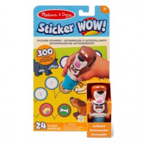 Sticker Wow! Hond