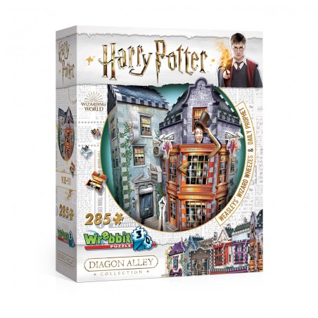 3D puzzel, Harry Potter, Weasleys Wizard Wheezes, 285 stukjes Wrebbit