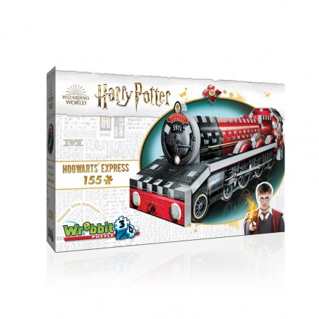 3D puzzel, Harry Potter, Hogwarts Express, 155 stukjes Wrebbit