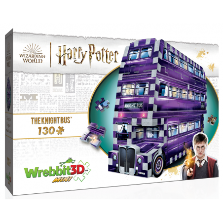 3D puzzel, Harry Potter, The Knight Bus, 130 stukjes Wrebbit