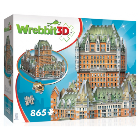 3D puzzel, Chateau Frontenac, 865 stukjes Wrebbit