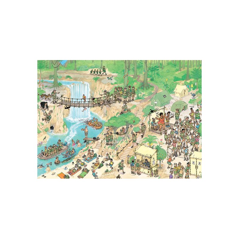 1000stukjes  Jan van Haasteren Jungle tocht NK puzzelen