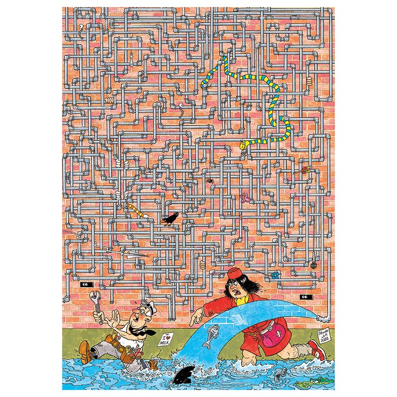 Jan van Haasteren Waar is het lek? 500stukjes Expert serie