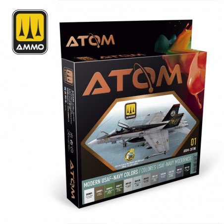 Modern USAF-NAVY Colors Atom Set, Ammo