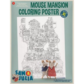 Het Muizenhuis - Kleurposter XL