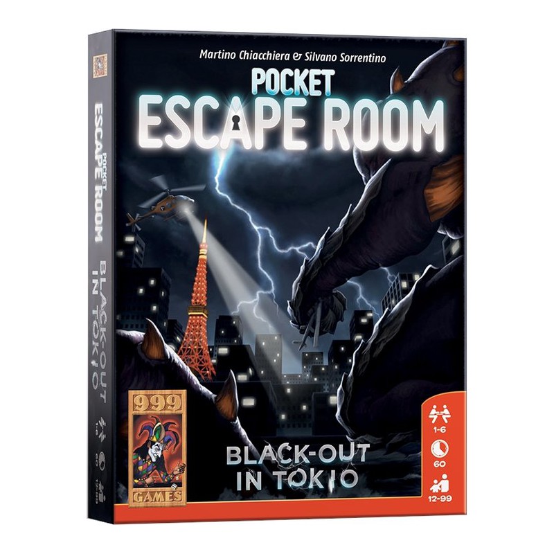 Pocket Escape Room - Black-out in Tokio Kaartspel, 999games
