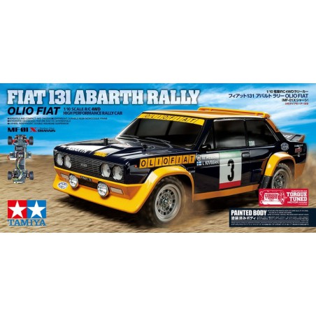 Fiat 131 Abarth Rally (MF-01), Tamiya, Modelbouw RC