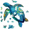 Sea turtle, 125 houten stukjes Rainbowooden Puzzles