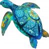 Sea turtle, 125 houten stukjes Rainbowooden Puzzles