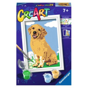 CreArt, Friendly Retriever, Schilderen op nummer, Ravensburger