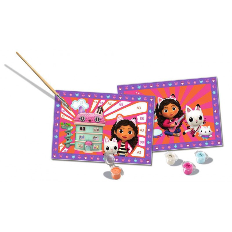CreArt Junior, Gabby's Dolhouse, Schilderen op nummer, Ravensburger